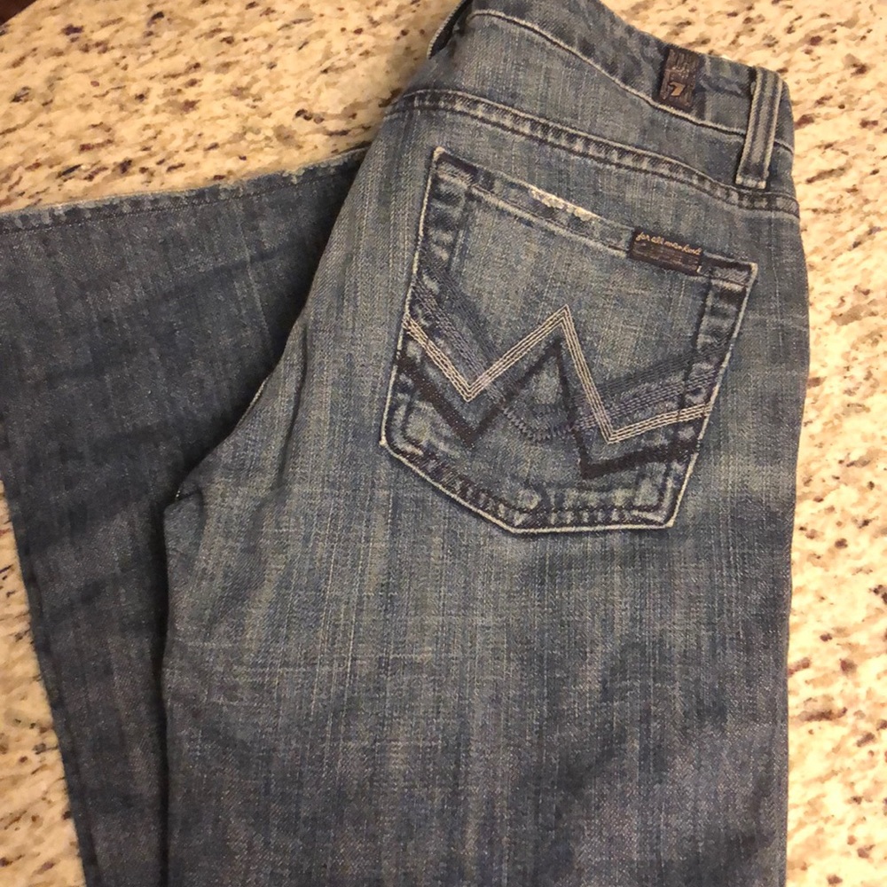 7 for all mankind bootcut size 28